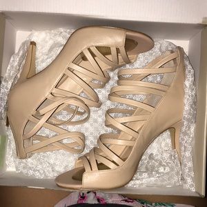 Tea Rose Preslie caged sandals (heels)